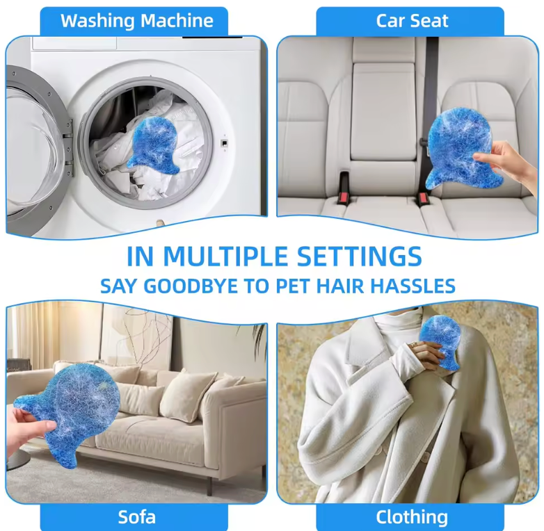 Veylura Laundry Pet Hair Removal Sponge